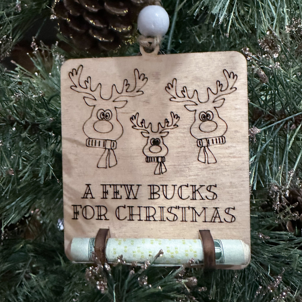 christmas tree money holder A Few Bucks Money Holder Ornament – The 315 Studio