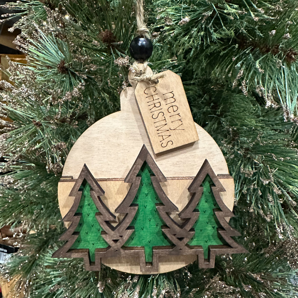 Gift Card Holder Ornament - Trees