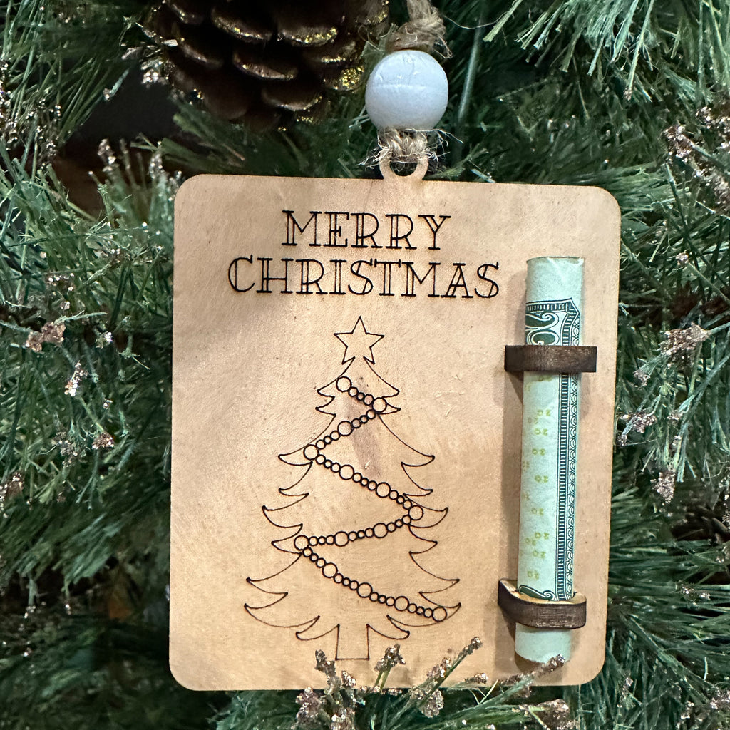 money holder christmas tree ornaments Merry Christmas tree Money Holder Ornament
