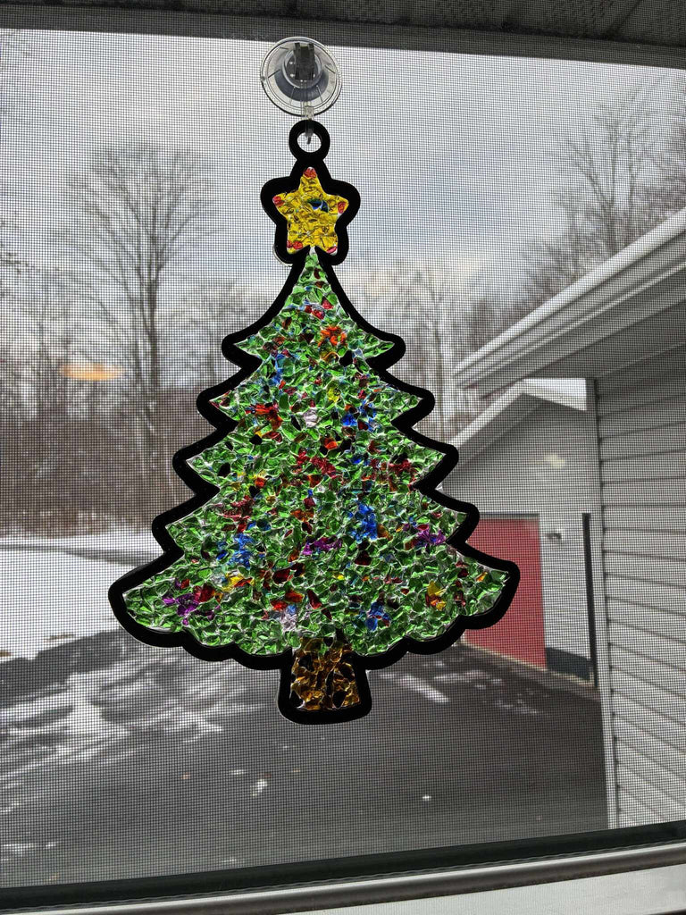 Tree Crushed Glass DIY kit