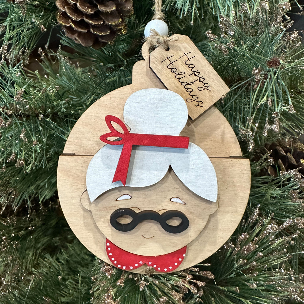 Gift Card Holder Ornament - Mrs. Claus