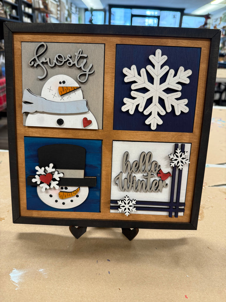 1/8 6pm - 4 Square Interchangeable DIY