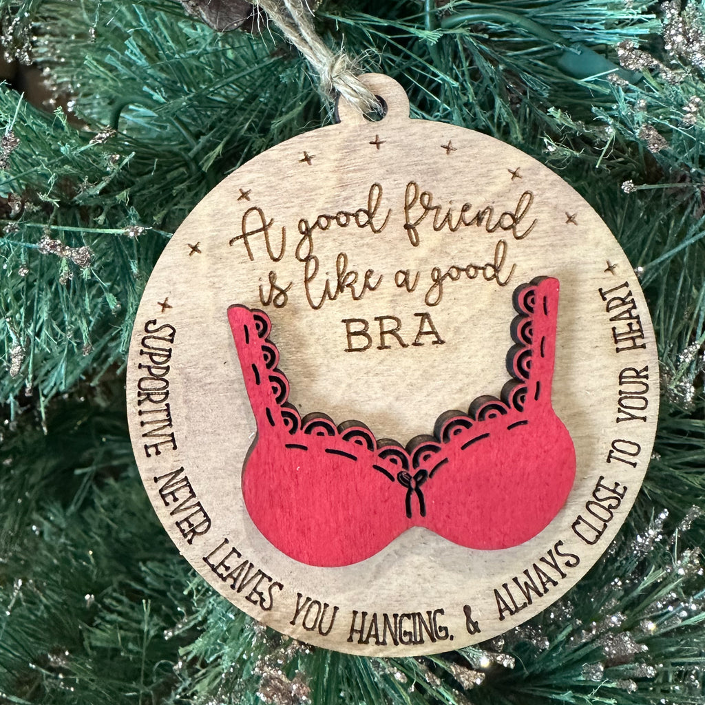 A Good Friend Ornament / car tag