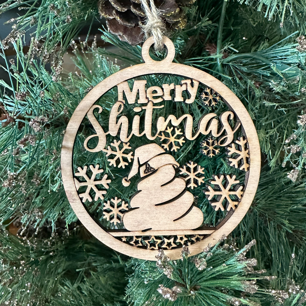 Merry Shitmas Ornament / Car Charm
