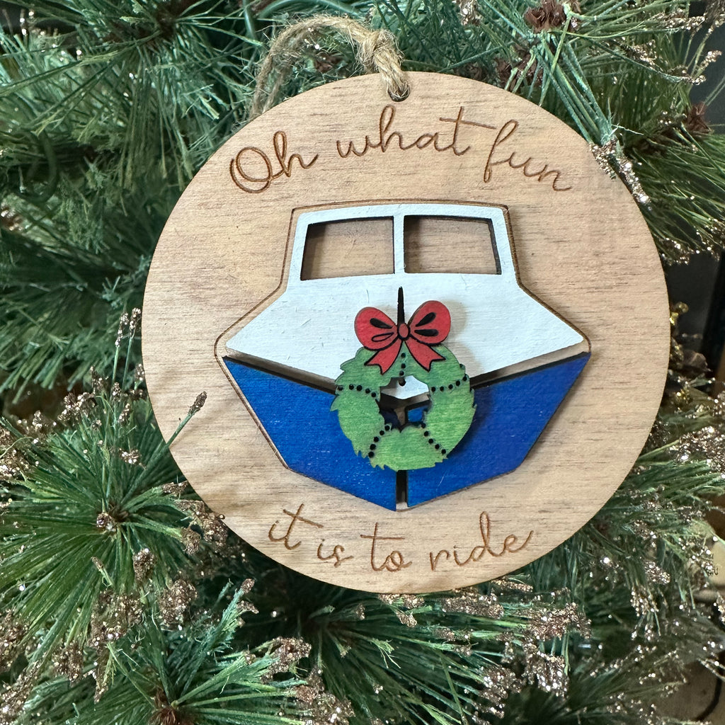 Boating Ornament / Car Charm