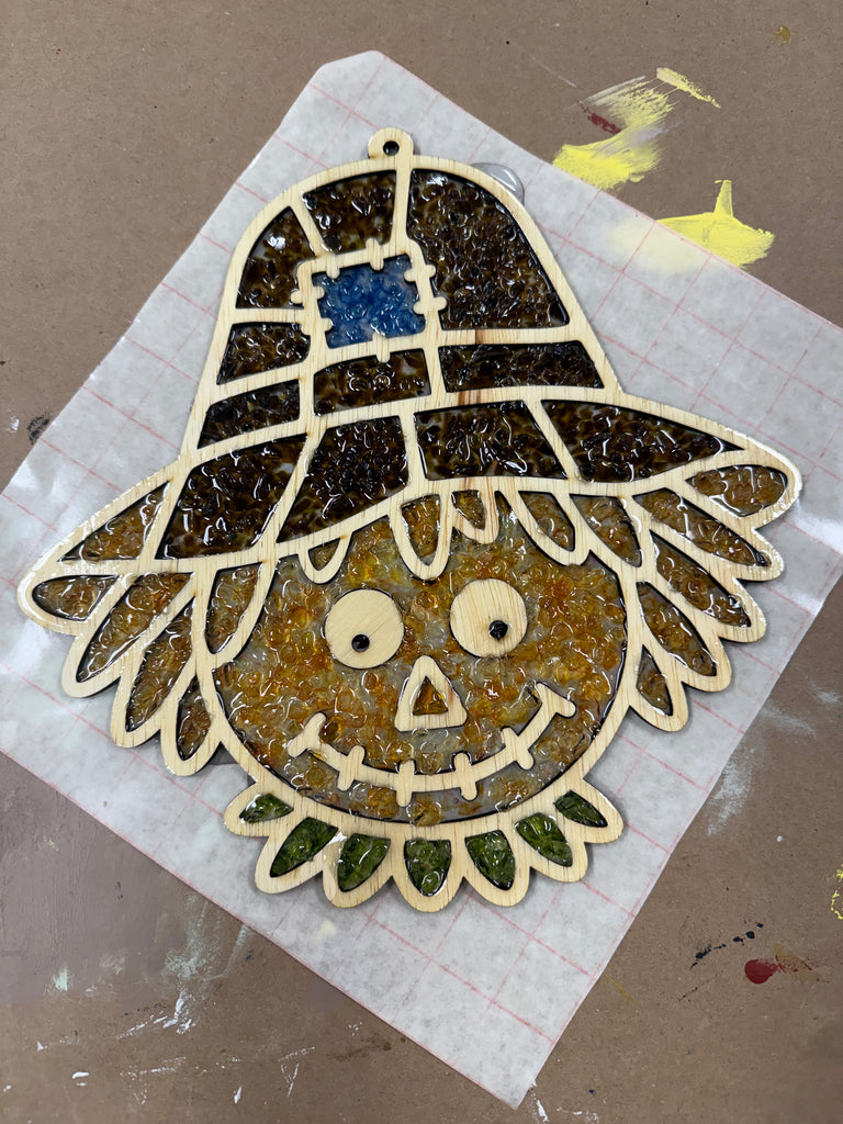 9/22  6pm: Crushed Glass / Faux stained glass Workshop