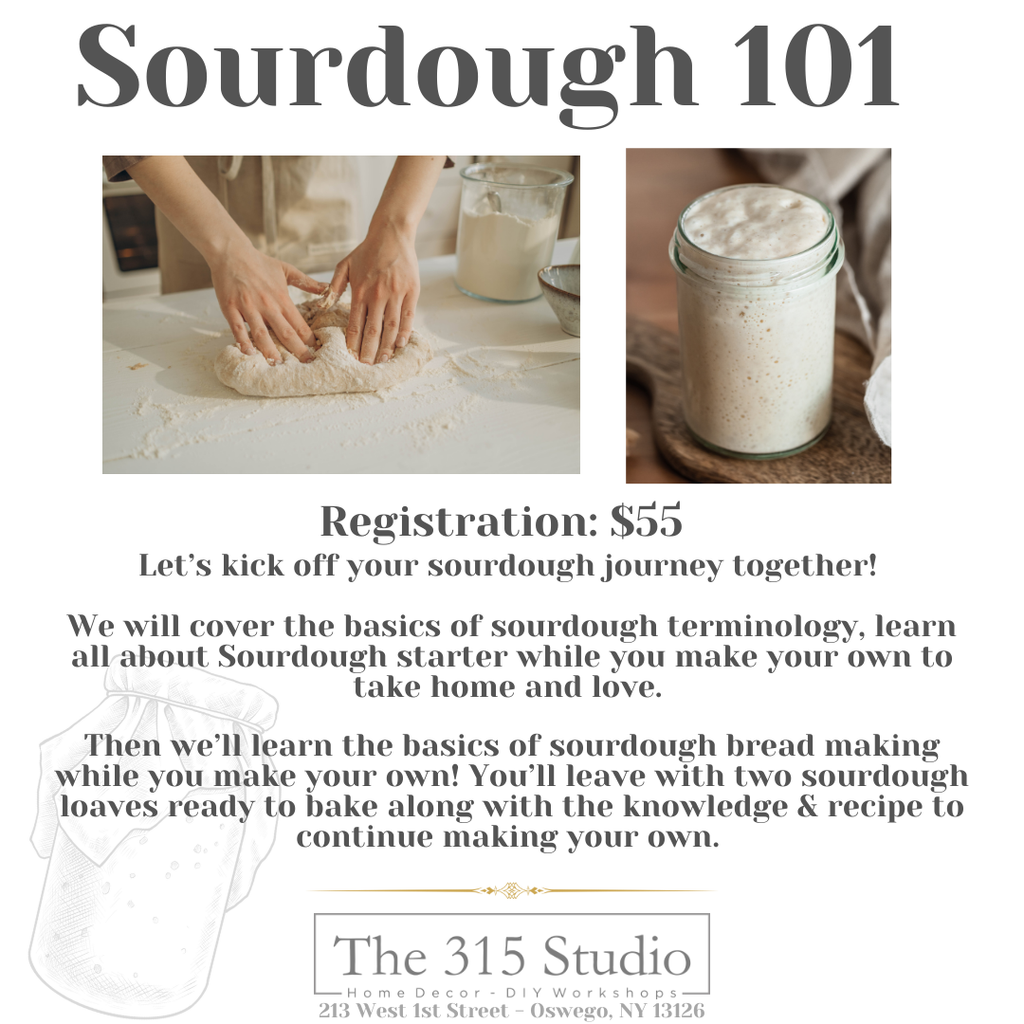 9/27 12-2pm: Sourdough 101 DIY Workshop